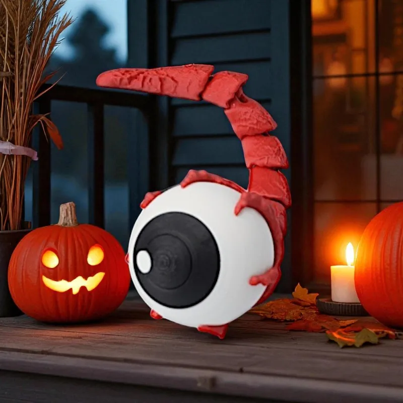 

3D-печать, имитация ужасов, игрушка для глазного яблока, статуя на Хэллоуин, большое глазное яблоко, атмосфера, украшение, подвижный шарнир, детская игрушка