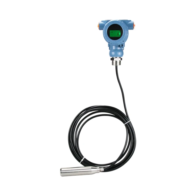 

submersible level gauge hydrostatic level transmitter 4-20mA with LCD Display PTFE cable type