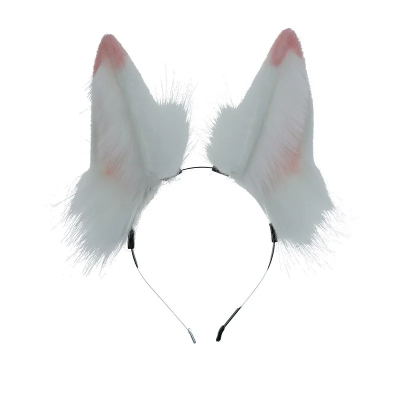 Peluche Pelliccia sintetica Volpe Orecchio di gatto Cerchietti per capelli Cosplay Fascia per capelli Donna Ragazza Masquerade Party Copricapo Accessori per capelli