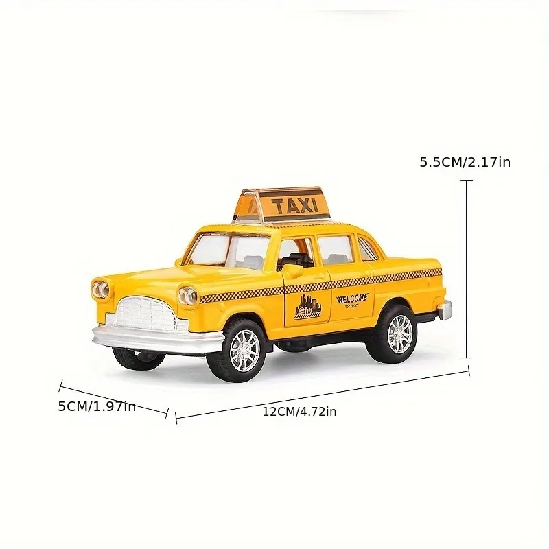 Fashionable Alloy Mini Car Model with Pullback Action Durable Plastic/Metal No Battery Required Ideal Gift for Car Lovers And Tr