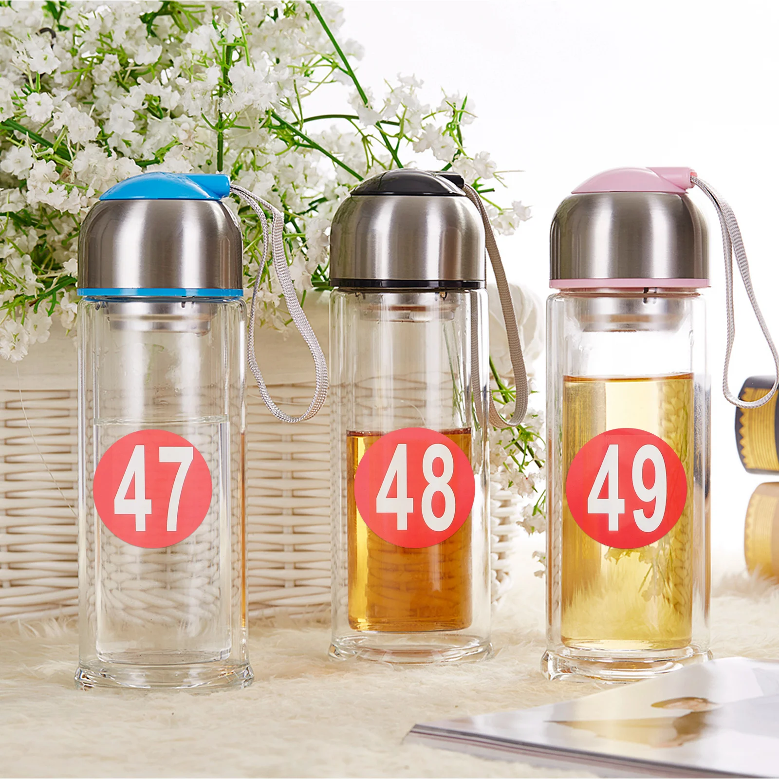 

4 Sheets Numbered Sticker 1-80 Number Sticker Storage Classification Label Adhesive Number Labels for Organizing Office Gym