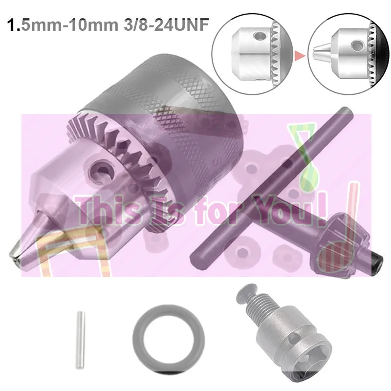 【MA】1Set Drill Chuck Adapter 3/8