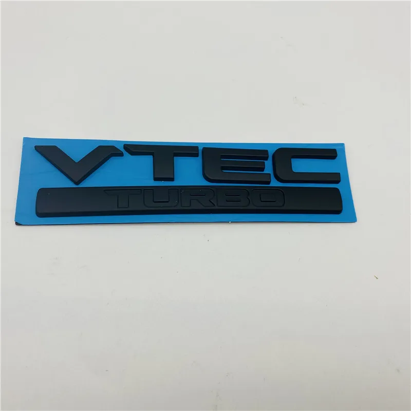 For Jazz Civic VTEC TURBO Rear Trunk Logo Emblem Hatchback