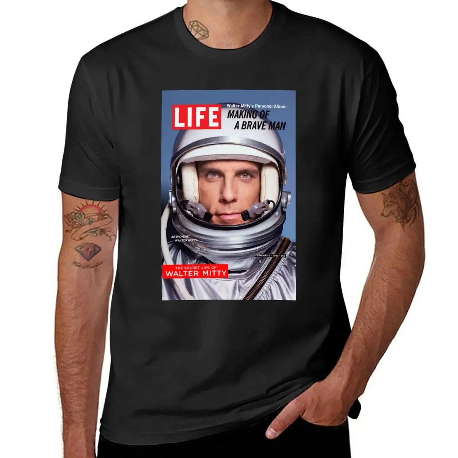 

The Secret Life of Walter Mitty T-Shirt hippie clothes summer top mens t shirts