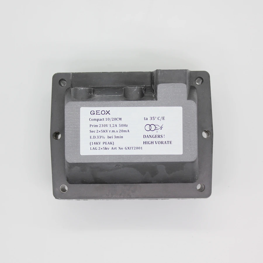 محول الإشعال الموقد الجهد العالي للموقد يحل محل قطع غيار الموقد FIDA 2x5KV للغلاية #5