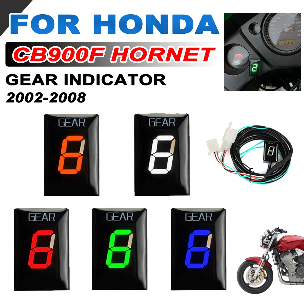 For Honda CB900F Hornet CB900 F CB 900F 900 F 2002 -2006 2007 2008 Motorcycle Accessories 1-6 Gear Display Indicator Speed Meter