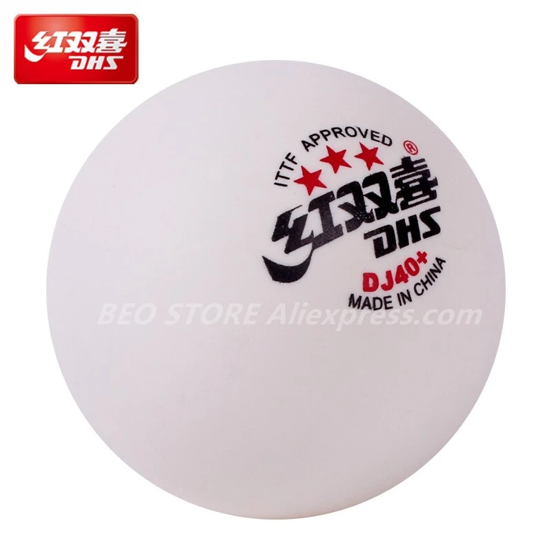 DHS DJ40+ 3-Star TOKYO Games WTT Competition ITTF 3 Star D40+ Table Tennis Ball Plastic ABS DHS Ping Pong Balls