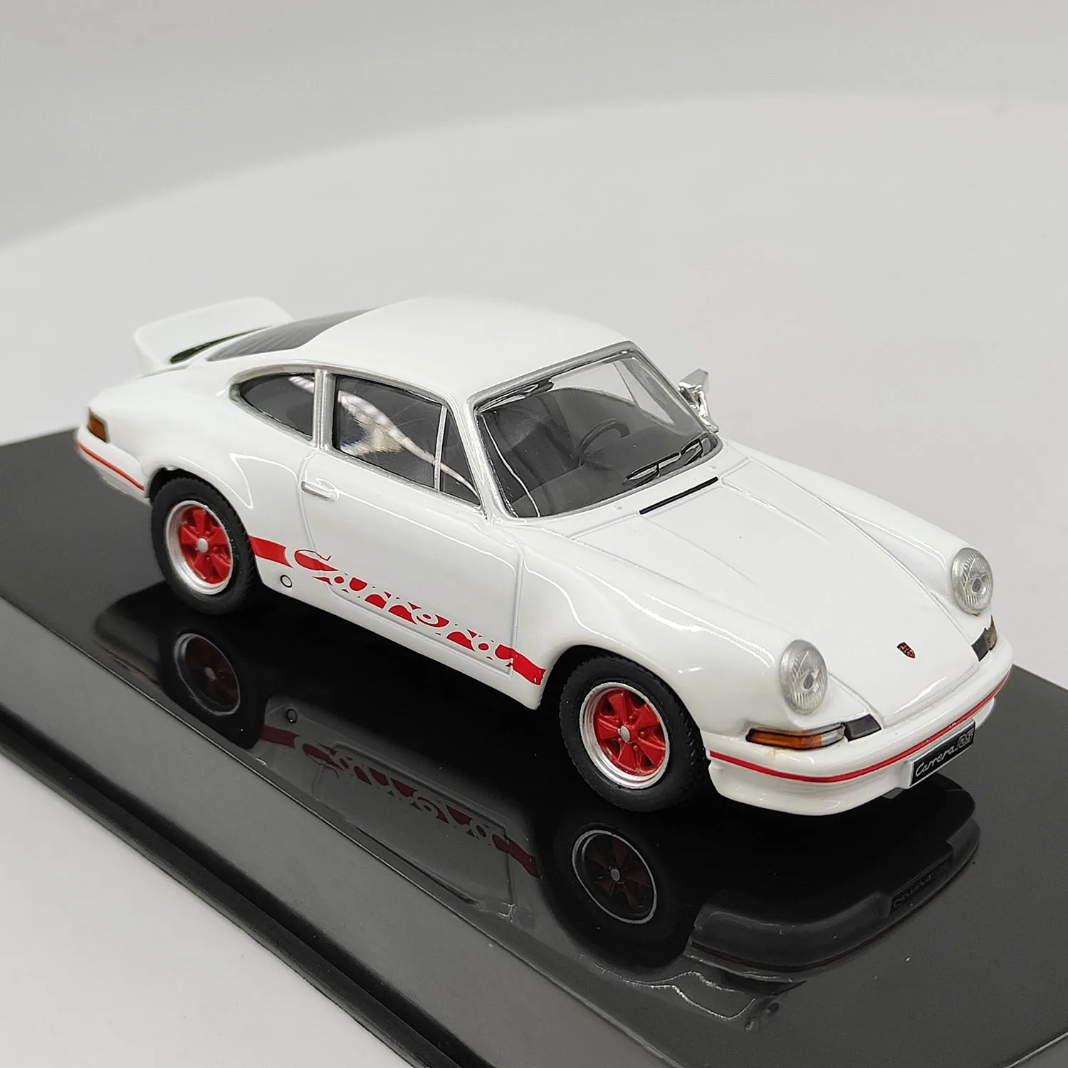 Diecast IXO 1/43 Schaal Porsche 911 Carrera Rs 2.7 1973 Witte Legering Model Auto Collectible Toy Gift Souvenir Display Ornament