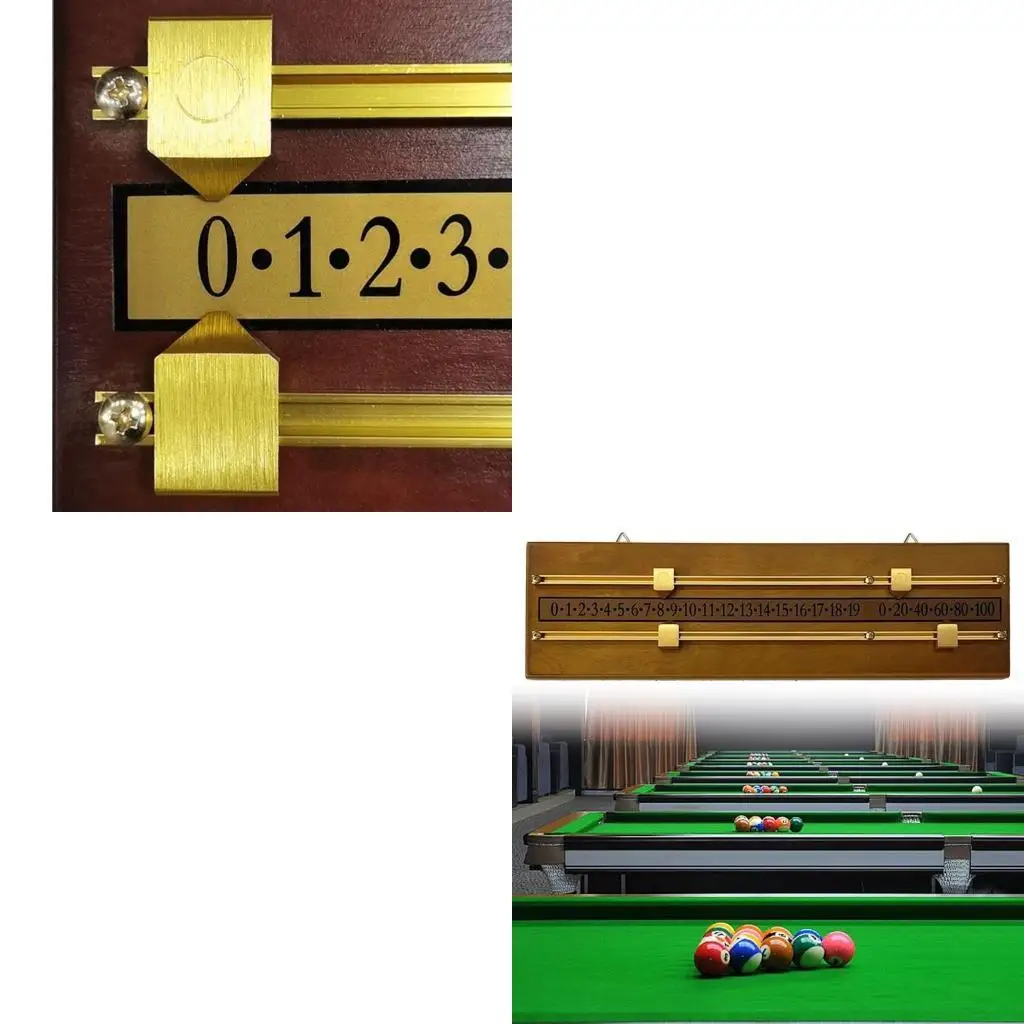 

652F Табло для бильярда Табло для снукера Деревянное табло для снукера Табло для бильярдного снукера
