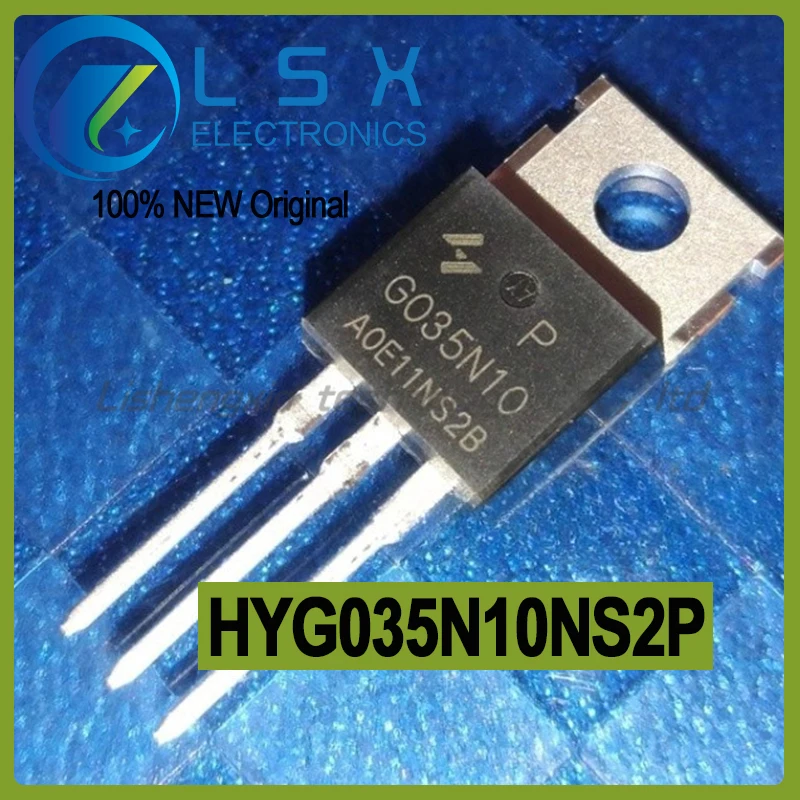 10 قطعة HYG035N10NS2P G035N10 HYG035N10 100V 180A TO-220 جديدة ومبتكرة