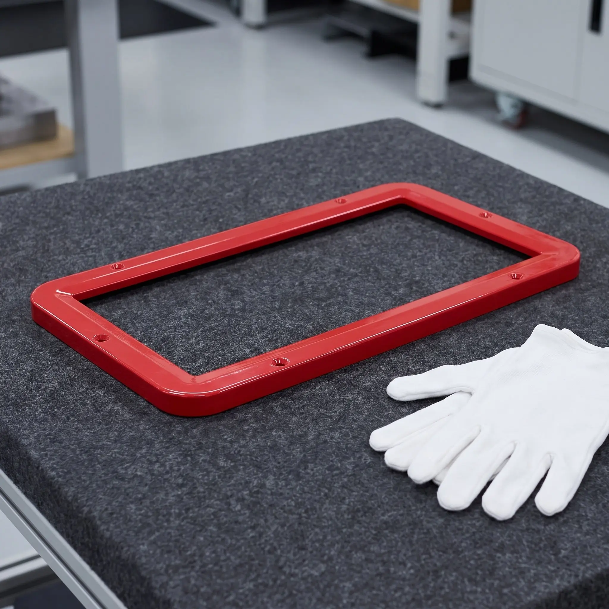 Sandblast Cabinet Glass Holder Frame 19x11.4 ABS Protective Bezel Replacement Sandblaster Window Maintenance Part