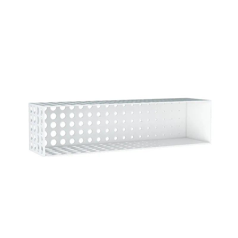 Multi-layer wrought iron storage rack, very simple wall decoration display rack, bedroom wall bookshelf