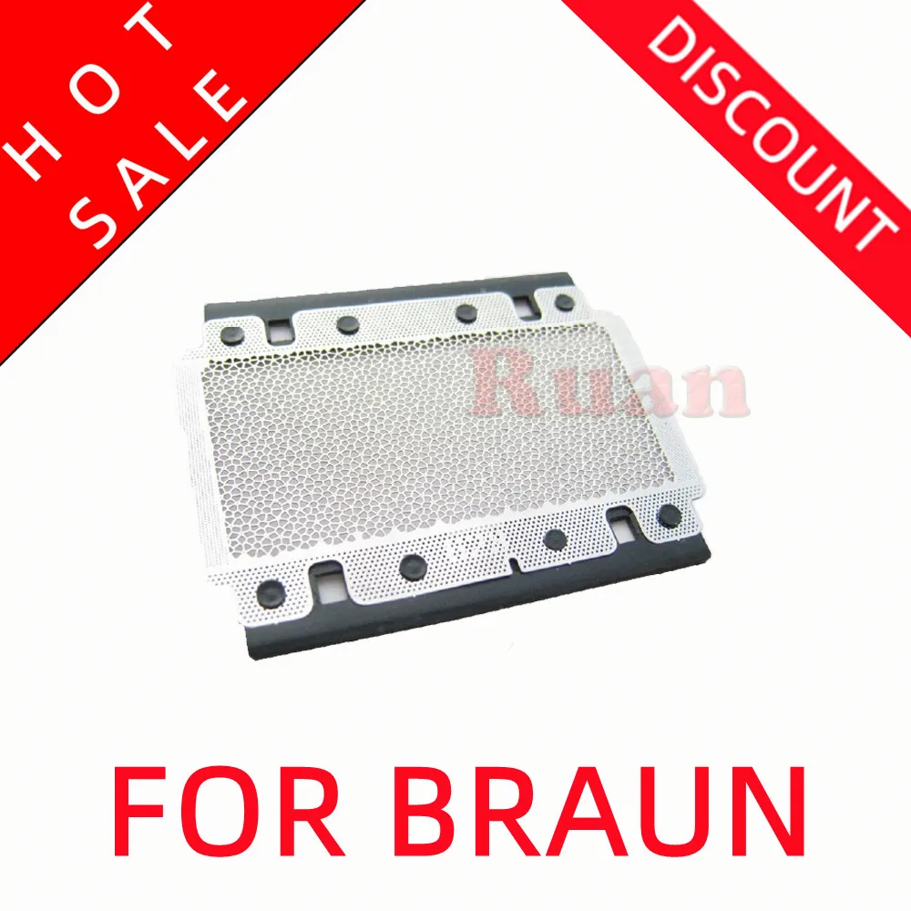 Écran de remplacement pour tête de rasoir, haute qualité, en aluminium, maille, pour BRAUN 3752 3105 5447 3710 5449