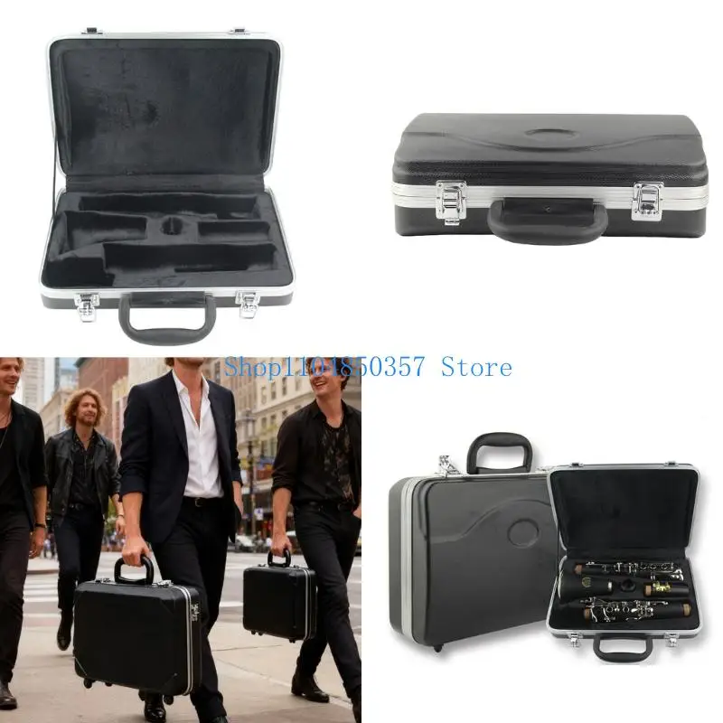 

652F Soft Padded Interior Clarinet Case Featuring Protective Lining to Safeguards Against Scratches and Impact Damage