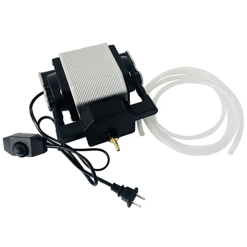 Imagen 2 del producto Compresor de aire de bomba de asistencia de aire láser de 110V 220V 30L/Min 16W, boquilla mejorada de bajo ruido de velocidad ajustable de máquina de grabado láser