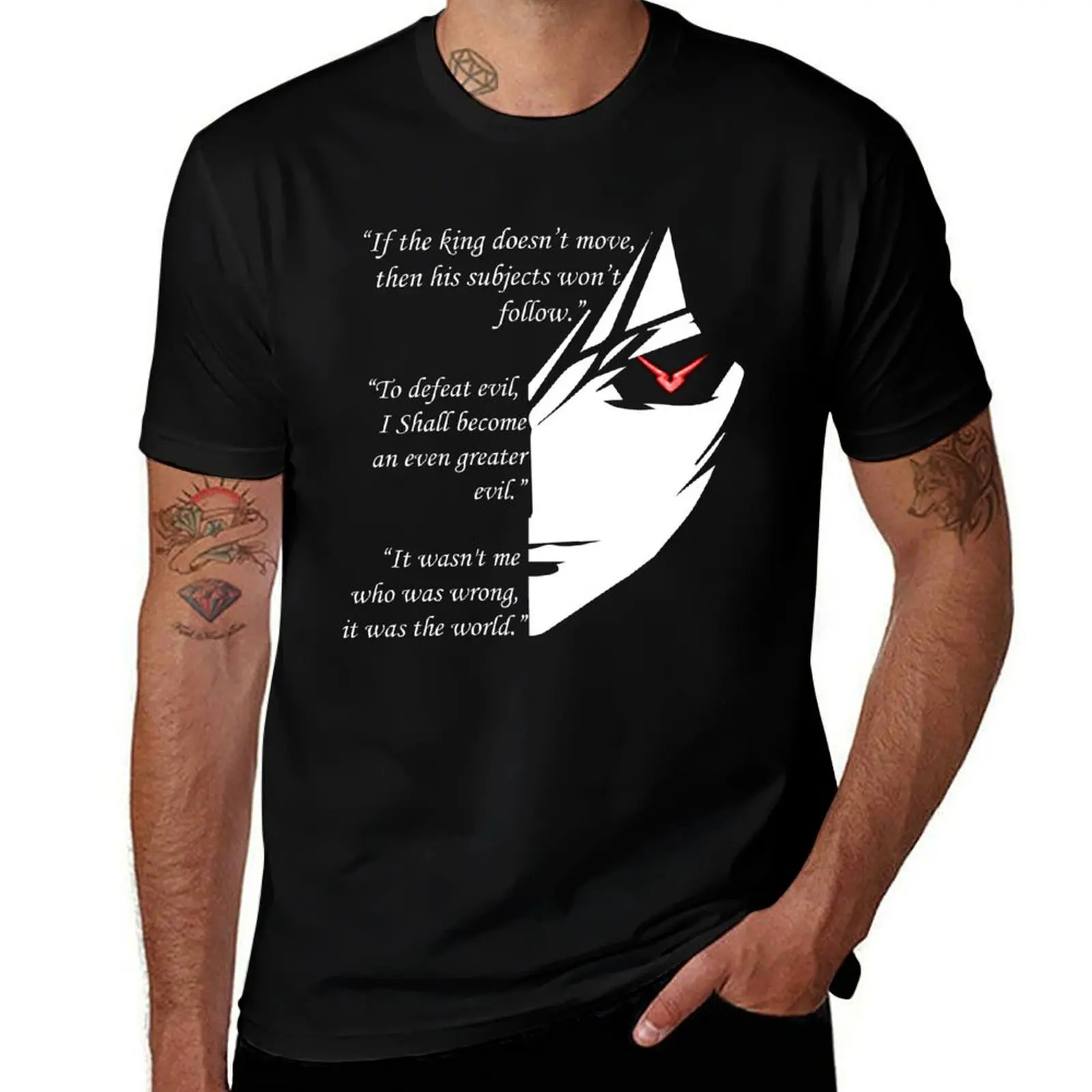 The Testamennt of Lelouch Vi Britannia Part 1 T-Shirt Sports Casual Breathable Tee Shirt T-Shirt