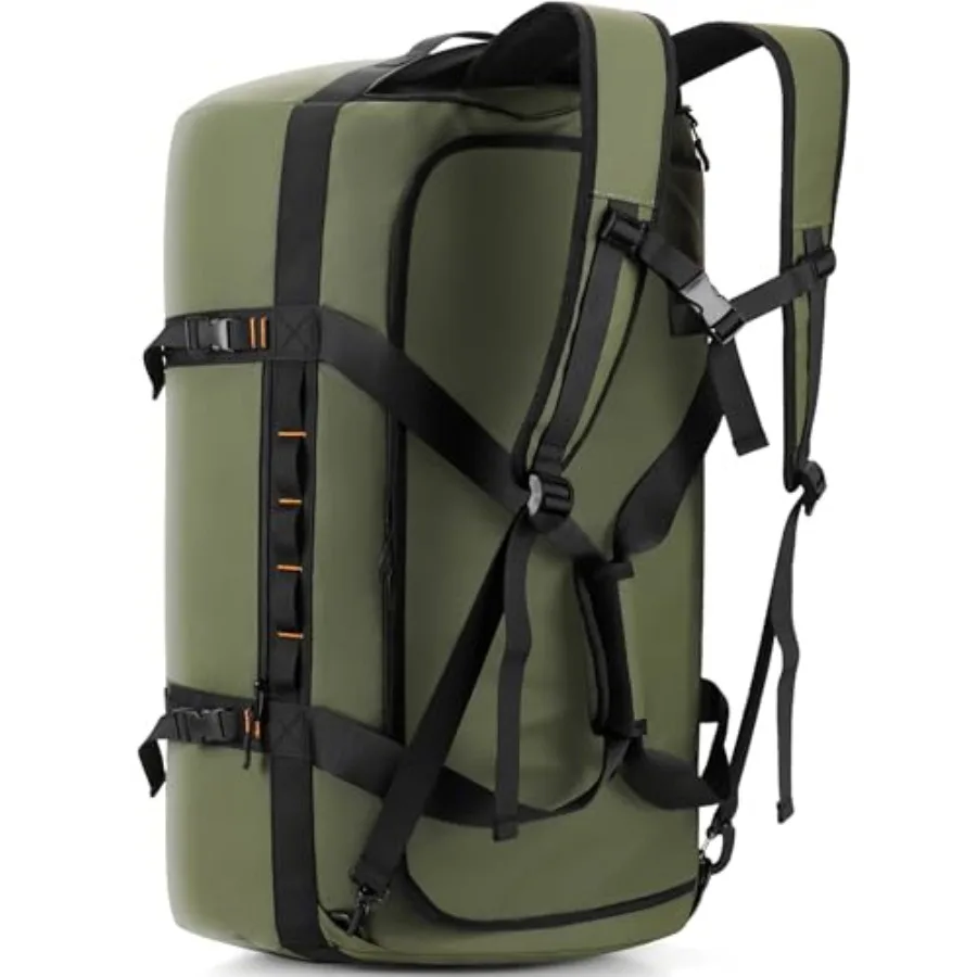 Large Waterproof Duffle Bag Backpack for Men, Mens Duffel Backpack Bags for Traveling, Heavy Duty