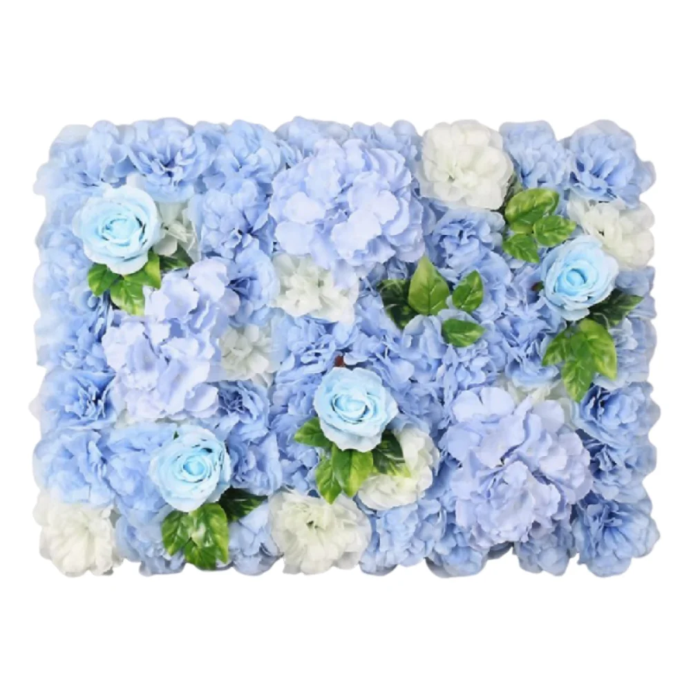 

Handmade Artificial Flower Wall Panels 60X40cm Realistic Rose Wedding Background Easy To Install Durable Wedding Wall Backdrop