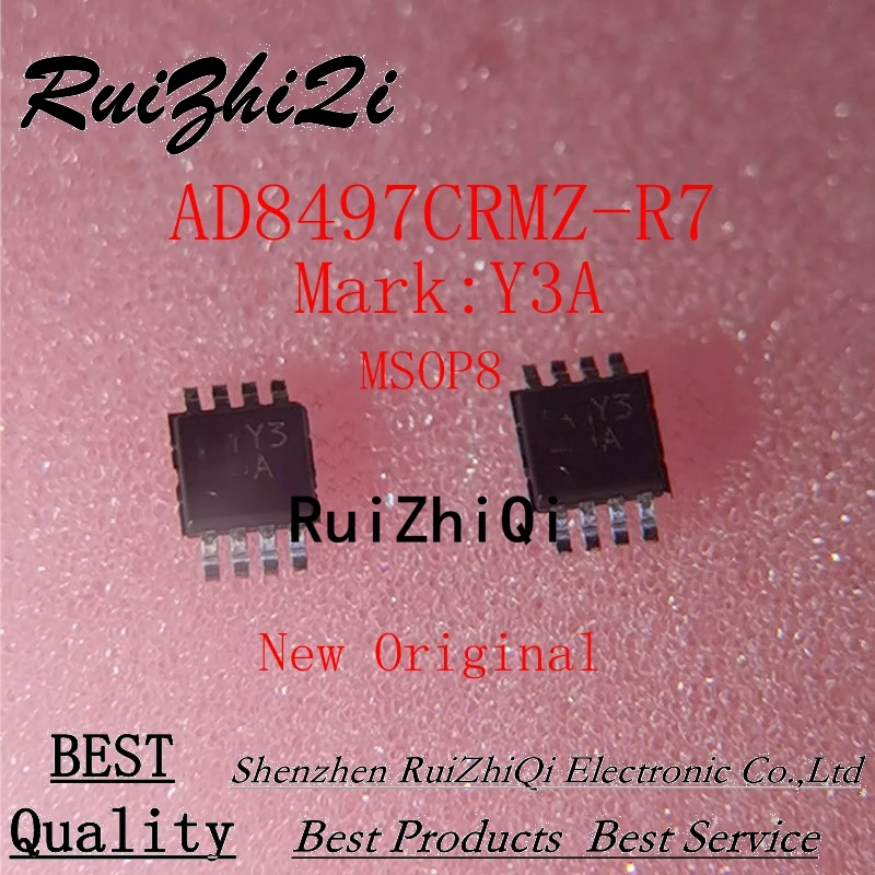 1PCS/lot NEW AD8497CRMZ-R7 AD8497CRMZ Y3A MSOP8 IC