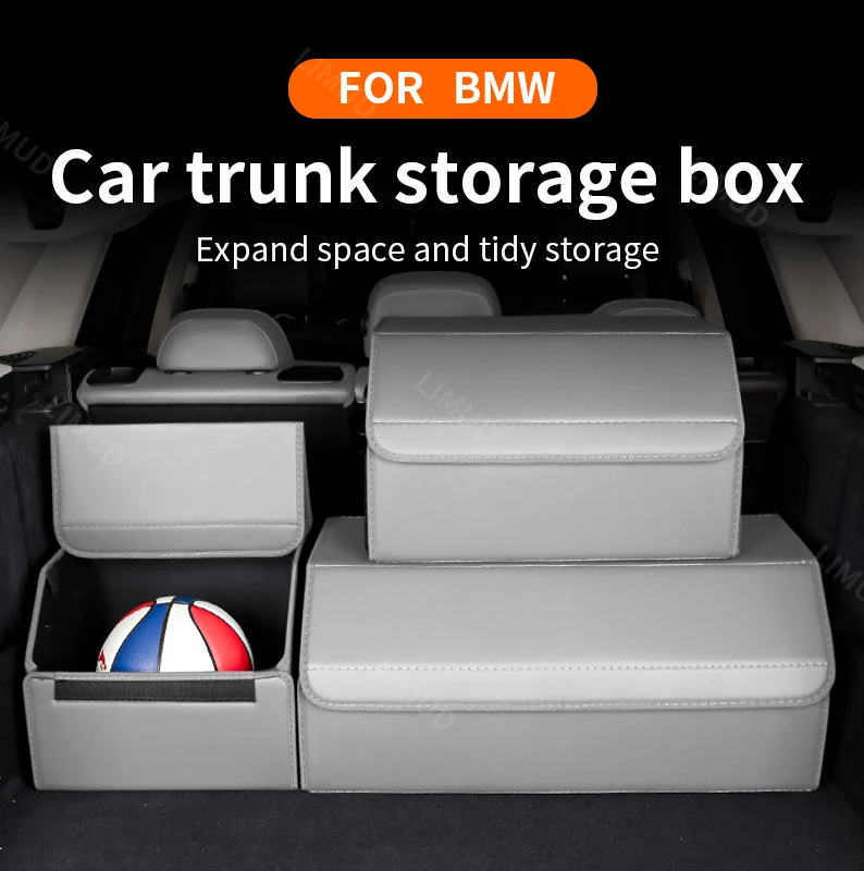 

For BMW 3 Series G20 G28 5 Series G30 G38 X1 U11 U12 X2 U10 X3 G08 X4 G02 X5 G05 X6 G06 X7 G07 Car Trunk Storage Box Accessories