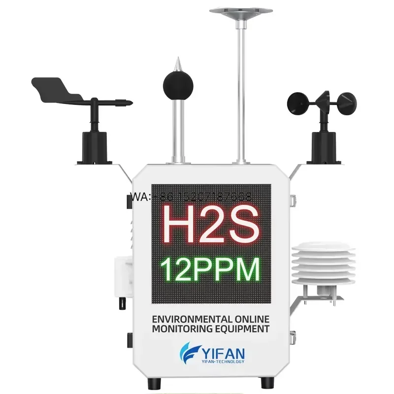 Wmwmnu Gas Analyzer for TVOC O3 NO2 SO2 CO CO2 NO CLO2 H2S PM2.5 PM10 Air Quality Analyzer Gas Detector