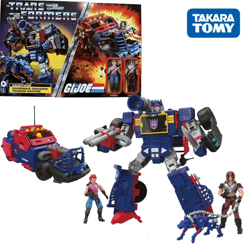 In Stock Takara Tomy Transformers G Series Crossover Sonic Suicide Squad Thunder Tank & Zatan & Zatanna Robot Anime Action Model