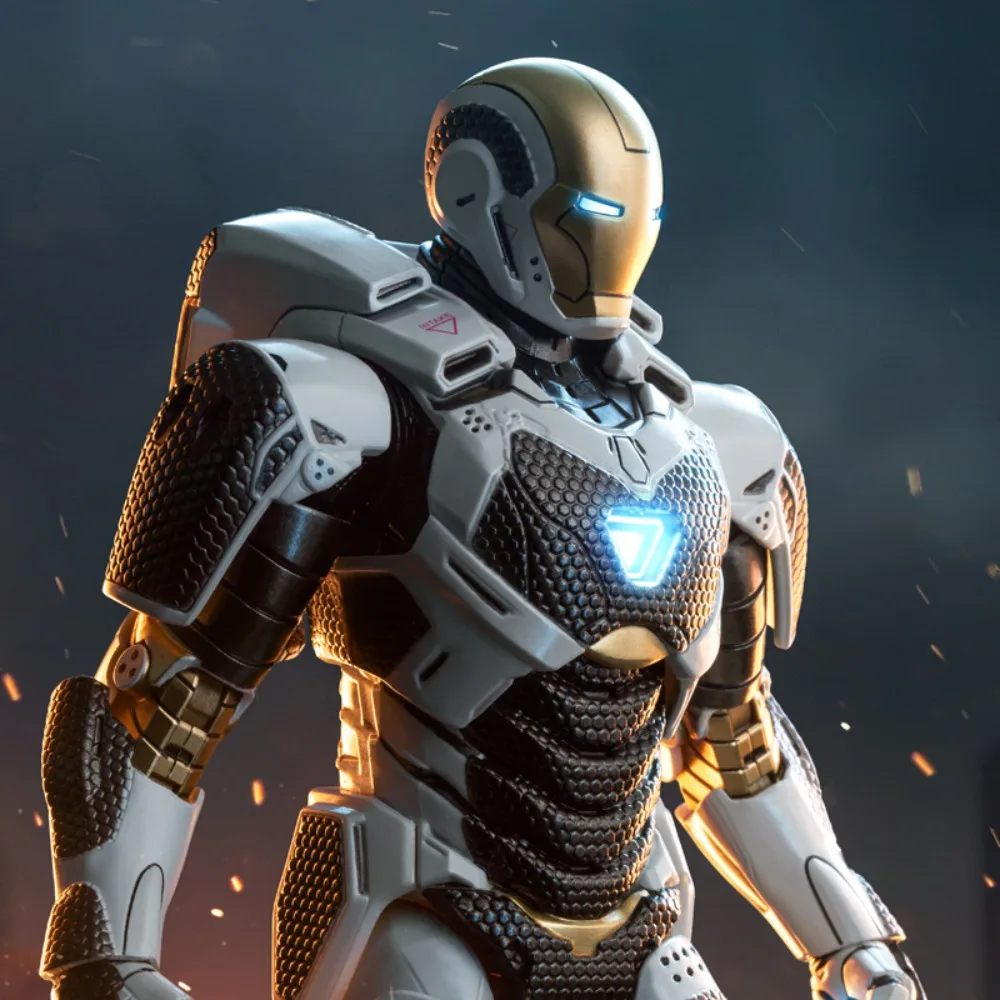 

ZD Toys Original Iron Man MK39 Gemini Action Figure Tony Stark Mecha Model Movable Anime Avengers Collection Toy Boy Gifts