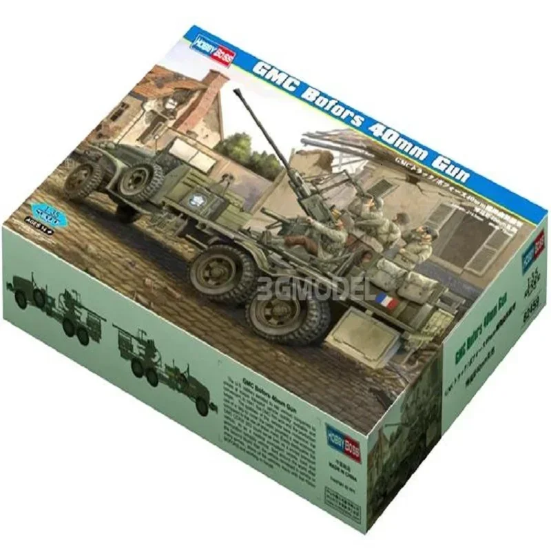 

Trumpter 82459 Масштаб 1/35, Статический сборный набор для модели американского грузовика GMC с 40-мм пушкой Bofors, для взрослых, для самостоятельной сборки