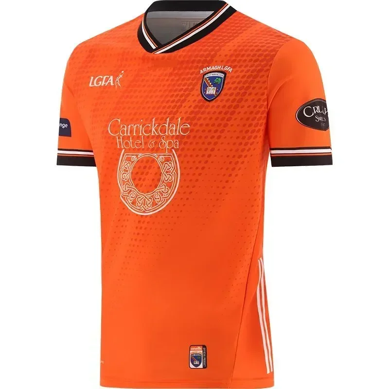 2024 Armagh GAA Home Jersey Shirt Mens Rugby Jersey Size:S-5XL (Custom name and number )