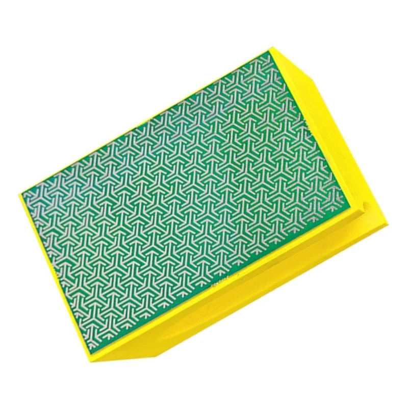 Metal Hand Polishing Pad 60/100/200/400# Stone Glass Ceramic Abrasive Reusable