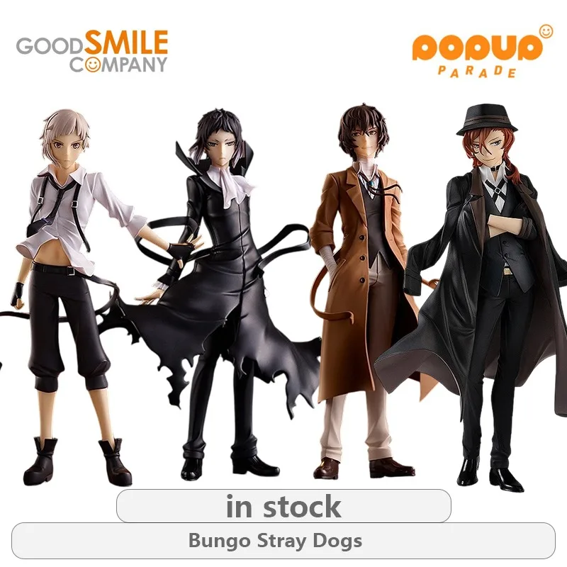 

GSC Original POP UP PARADE Bungo Stray Dogs Series Osamu Dazai\Nakahara Chuya Anime Not Movable Figure Statue Model Toys