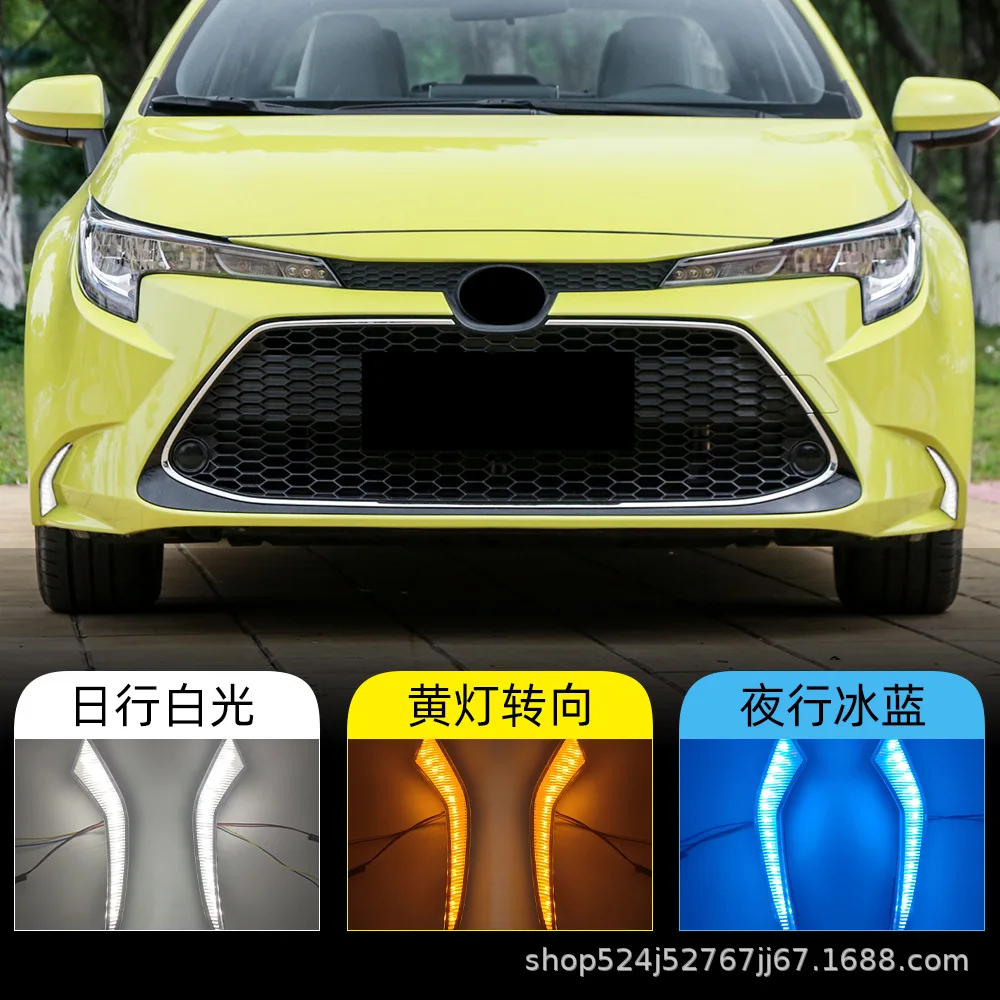 

For Toyota 19-21 LEVIN daytime running lights, front fog lights, LED daytime running lights, flowing turn sign