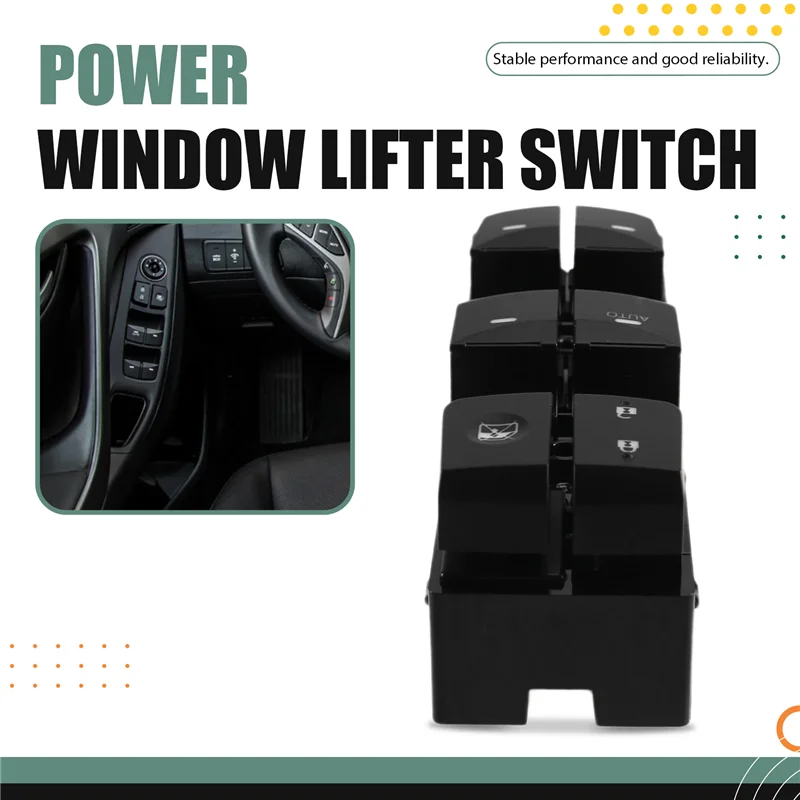 A20K-For Hyundai Elantra 2012-2016 Electric Master Window Control Switch Button 93570-3X032RY 93570-3X012 935703X032RY LHD