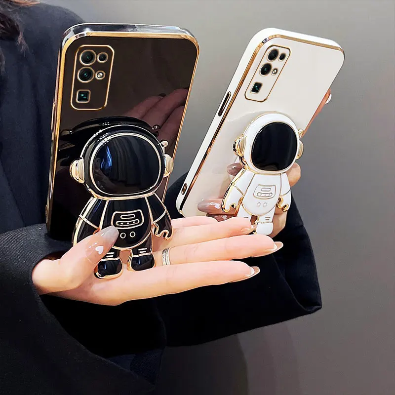 Luxury Astronaut Holder Case For Honor 30 Premium Soft Cover For Honor30 Phone Cases Honor 30 Premium pro plus 30i Coque