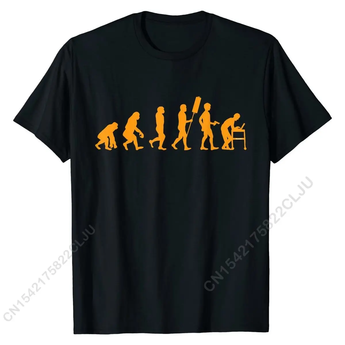 Associate Evolution T-Shirt New Design Young Top T-shirts Cotton Men Tees Casual