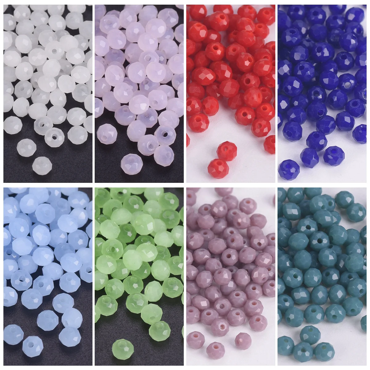 200PCS Opaque Solid…
