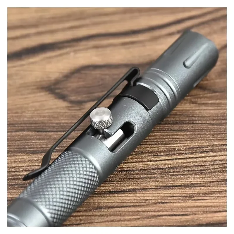 3-In-1 Outdoor EDC Multi-Function Self Defense Tactical Pen With Bolt Switch Emergency Led Light Glass Breaker Birthday Gift
