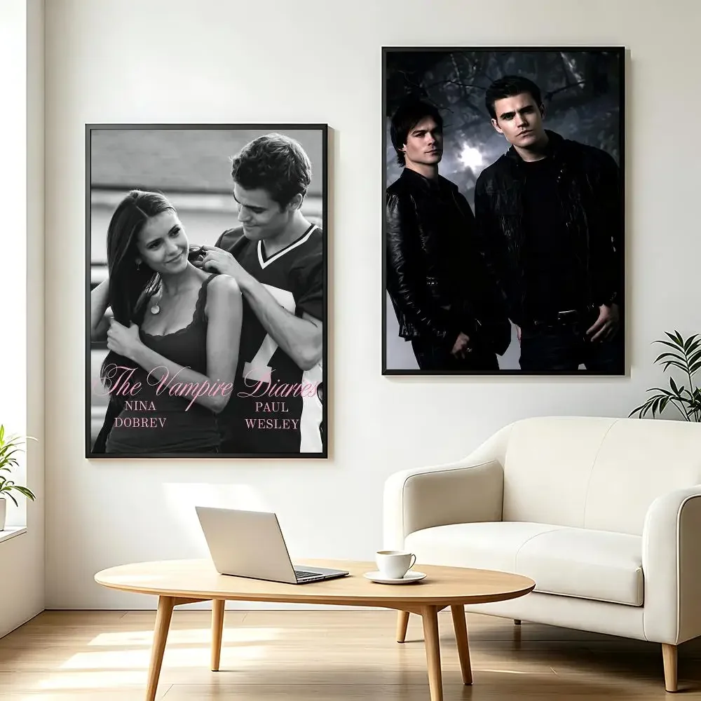 series The Vampire Diaries Poster HD Printing Fresh and Nordic Home Decor Wall Art for the Living Rooms Hallways Gift Giving