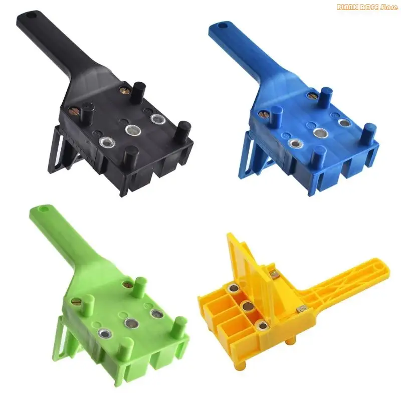 

K1AE Plastic And Iron Drill Positioner Hole Locator Tool For Woodwork Projects