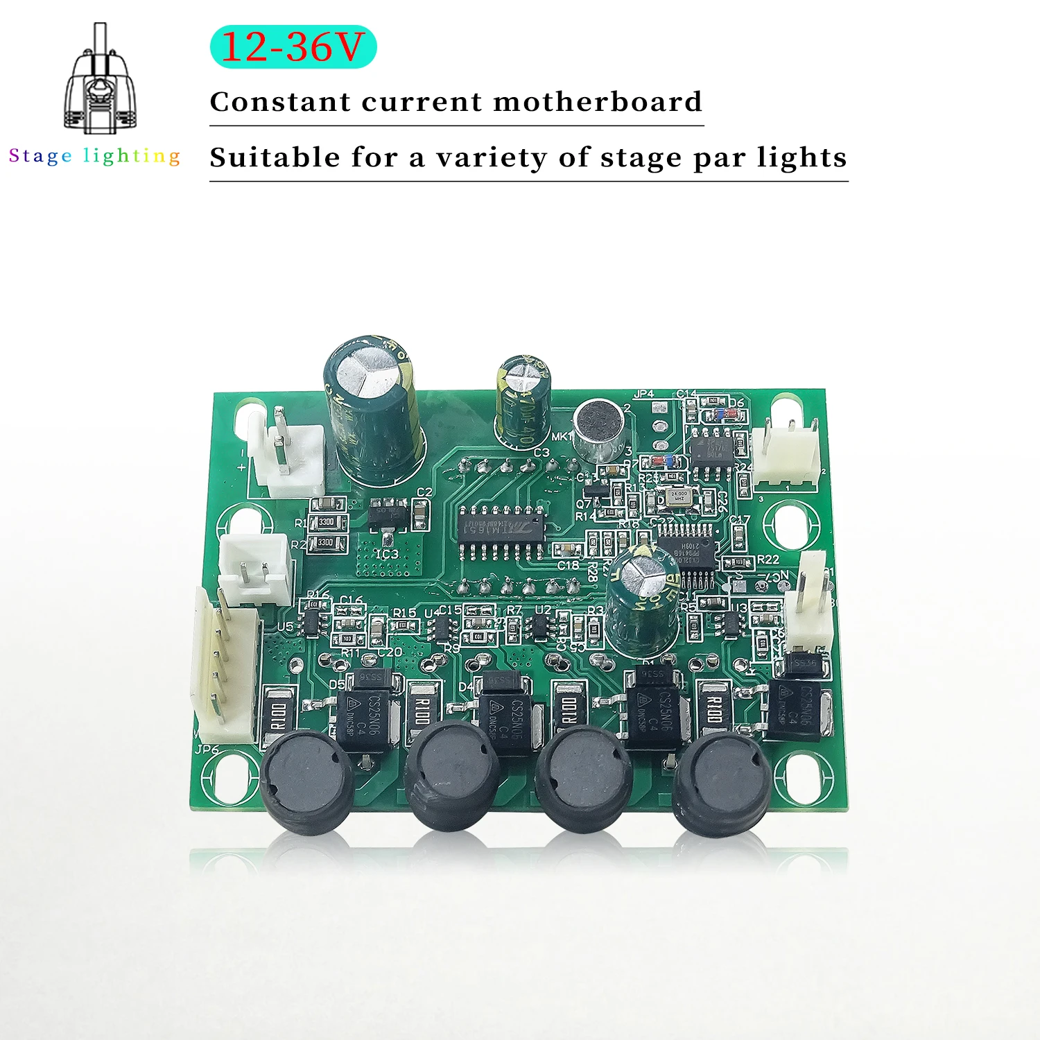 Led Par Light Motherboard for 24x18w 12x18w 20x18w 18x18w RGBW A UV Led Stage Light Waterproof IP65 or IP33 Repair Spare Parts