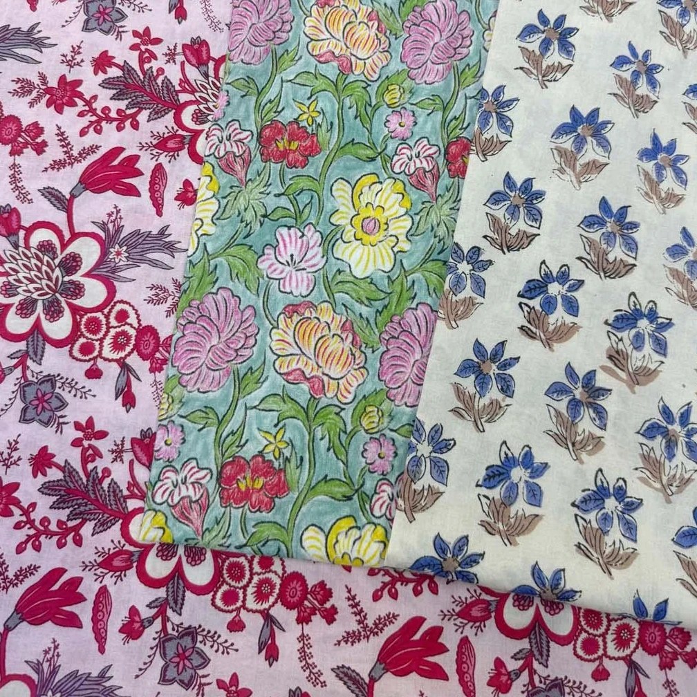 

100x136cm Printed Grade A Long Staple Cotton Fabric, Tela Algodon Telas Para Costura DIY Clothes Bags Sewing Supplies