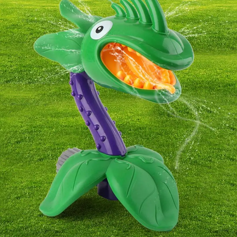 Irrigatore per bambini Raffreddamento Divertente Irrigatore da cortile Giocattoli d'acqua portatili all'aperto per ragazzi e ragazze Facile installazione Gioco estivo per saltare