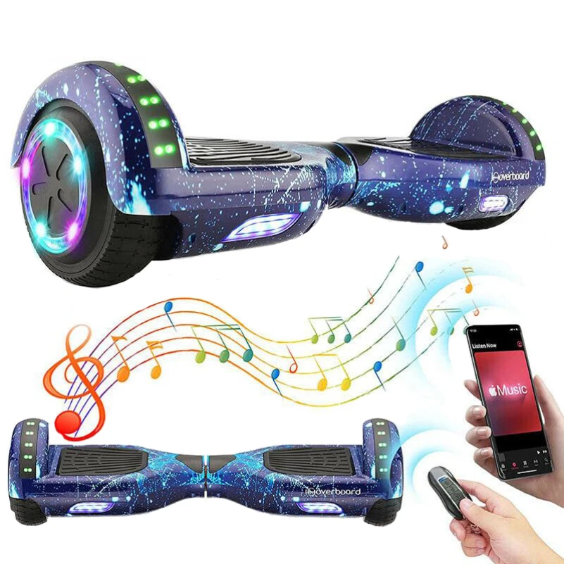 Hoverboards eléctricos para patinete eléctrico, batería de 36v, 2.4ah, motor de 500W, 6,5 pulgadas, equilibrio inteligente de dos ruedas, baratos, almacén de la UE y EE. UU.