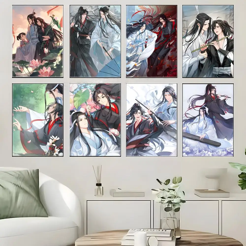 Animation M-Mo Dao Zu Shi Poster  Self-adhesive Art Waterproof Paper Sticker Coffee House Bar Room Wall Decor