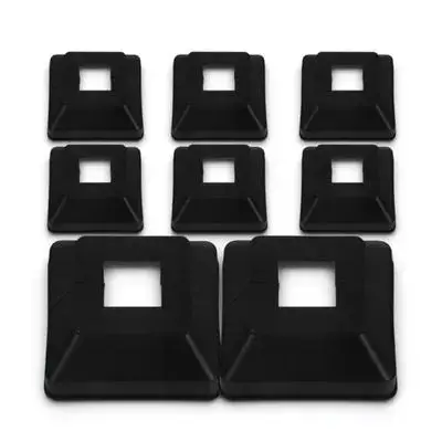 

8Pcs Plastic Railing Foot Cover Post Base Skirt Cover 20x20 Fence Post Protector Decorative Cap for Stair Porch Vinyl Deck