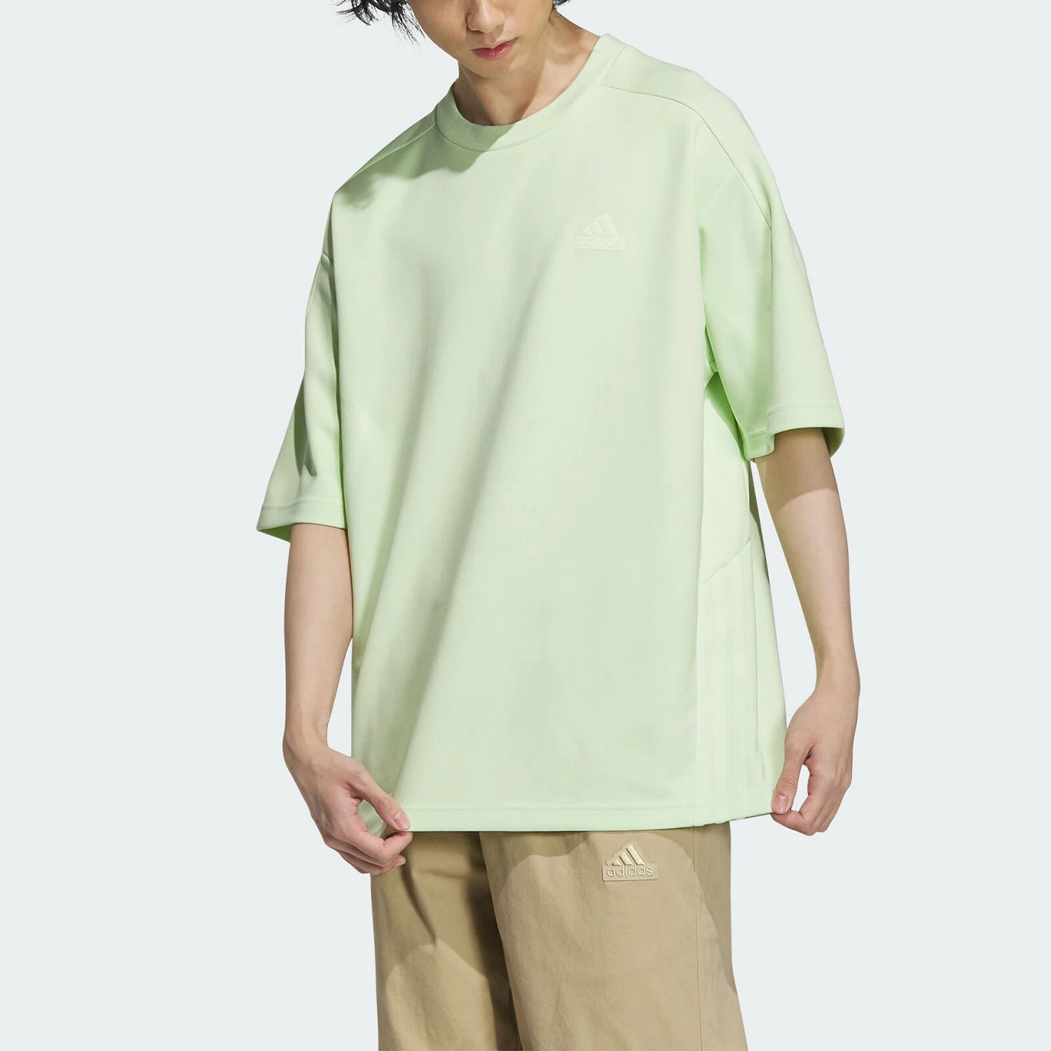 

Adidas genuine Summer Men's Round-neck Breathable Casual Short-sleeve JJ1351