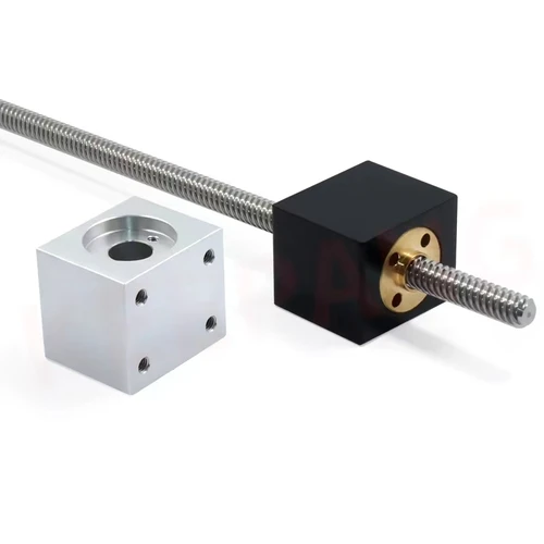 Imagen 2 del producto Soporte de carcasa de tuerca de tornillo T8, asiento de conversión de tuerca de 8mm, piezas de impresoras 3D, Tuercas trapezoidales T8, soporte de montaje de carcasa de tornillo de plomo