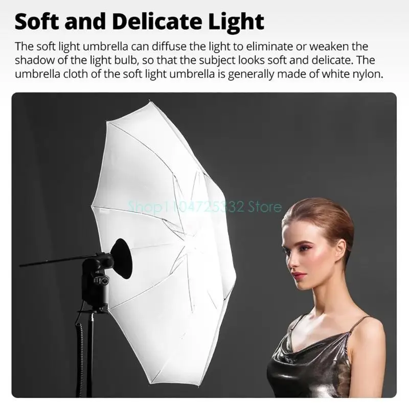 

AD-S5 Foldable Umbrella Portable Studio Photography for Studio Flash Speedlte Creating Natural and Even Lighting AD180 AD360