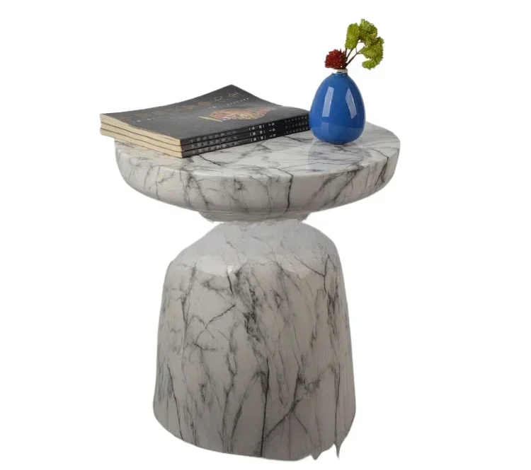 Ceramic white marble pattern, Nordic modern home simplicity, ceramic table ornament 3