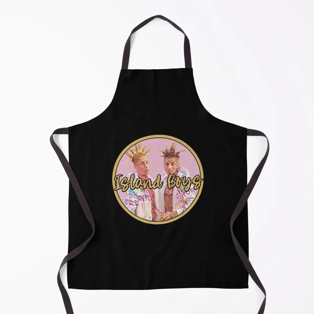 

Island Boys Dark Version Apron Kitchen Special Accessories Kitchen New 2022 Year cookings for women Kitchen For Man Apron